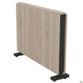 Раскладной стол Fold 2 FL2 1400 (1380/210х1000х750Н) черный/Дуб Сонома AMF