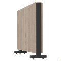 Раскладной стол Fold 2 FL2 1400 (1380/210х1000х750Н) черный/Дуб Сонома AMF