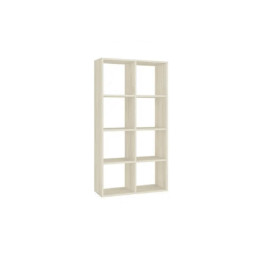 Стеллаж Кубика 2 Дуб Белый Мир Мебели