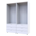 Комплект шкафов для одежды Гелар 2 + 2 ДСП Doros