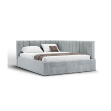 Ліжко М'яка оббивка з каркасом Підйомним механізмом 1,6x2,0 Шайн / Shine MiroMark SF-45-SH