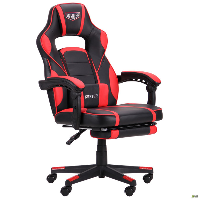 Кресло VR Racer Dexter Webster черный/красный AMF Кресло VR Racer Dexter Webster черный/красный AMF