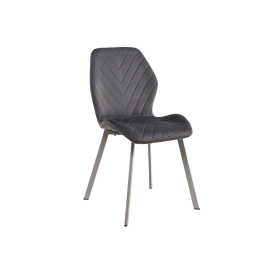 Стул N-54 темно-серый велюр  +  серый Vetro mebel