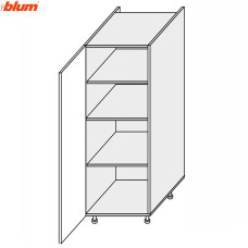 Кухонна секція Мері Пенал 60П/1420 Pro Blum MR-662W/9003gl MiroMark