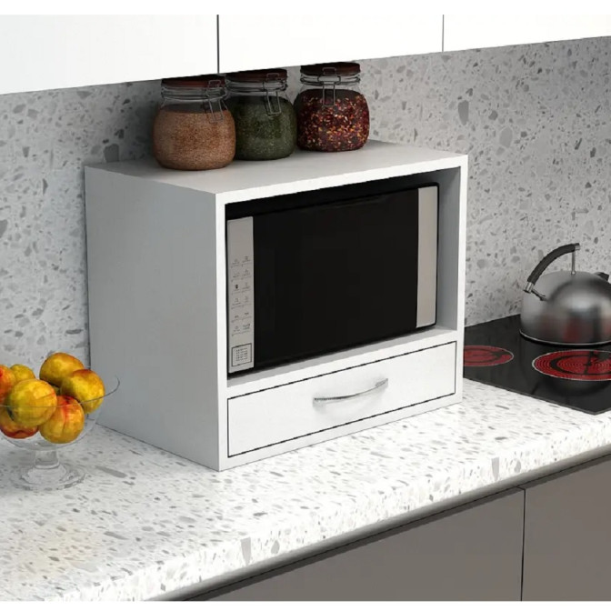 Полка для микроволновой печи ПМД-2 Белый Гамма стиль