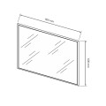 Зеркало 900*600 Фемели / Family MiroMark FM-81-WB