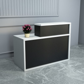 Ресепшин-4 стіл стійка 1050*600*1400 Білий Гамма стиль У-1