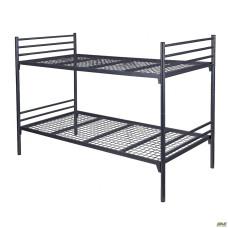 Кровать двухъярусная AMF - 1 90200 2 Черная Без Ограждения AMF
