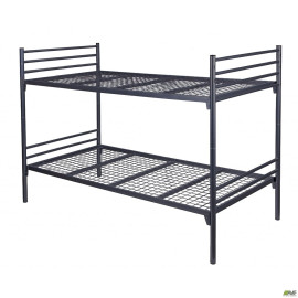 Кровать двухъярусная AMF - 1 90200 2 Черная Без Ограждения AMF