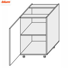 Кухонна секція Вінтаж нижня 50Н/820 1дв Pro Blum VN-051W/9003 MiroMark