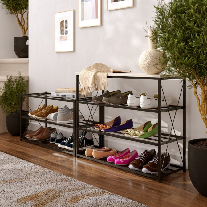 Полиця для взуття VISIT-3 LOFT ДСП Метакам