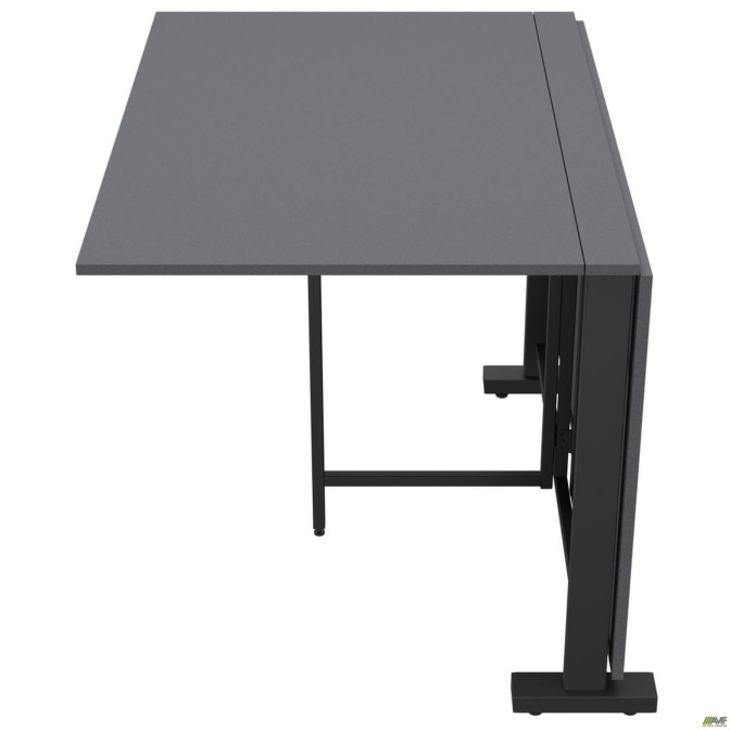 Стол раскладной Fold 2 FL2 1400 (1380/210х1000х750Н) черный/серый Шифер AMF