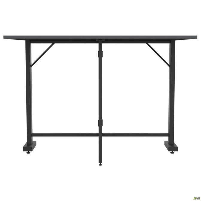 Стол раскладной Fold 2 FL2 1400 (1380/210х1000х750Н) черный/серый Шифер AMF