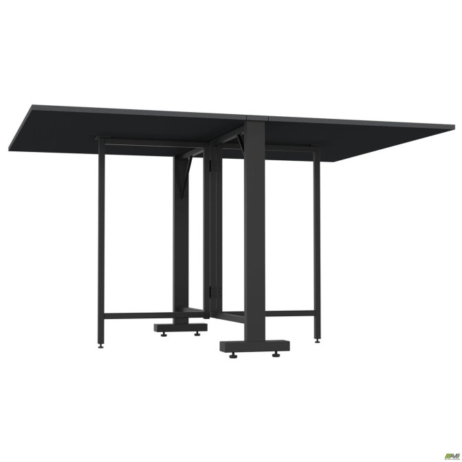 Стол раскладной Fold 2 FL2 1400 (1380/210х1000х750Н) черный/серый Шифер AMF