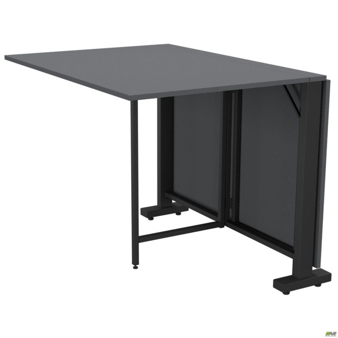 Стол раскладной Fold 2 FL2 1400 (1380/210х1000х750Н) черный/серый Шифер AMF