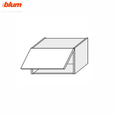 Кухонна секція Мері верхня 60В/360 1дв Aventos Pro Blum MR-161W/9003gl MiroMark