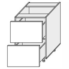 Кухонная секция нижняя Миллениум 60Н2ШХ/820 Телескоп ML-062W/9003 MiroMark