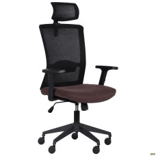 Крісло Uran Black HR сидіння Сідней-26/спинка Сітка SL-00 чорна AMF