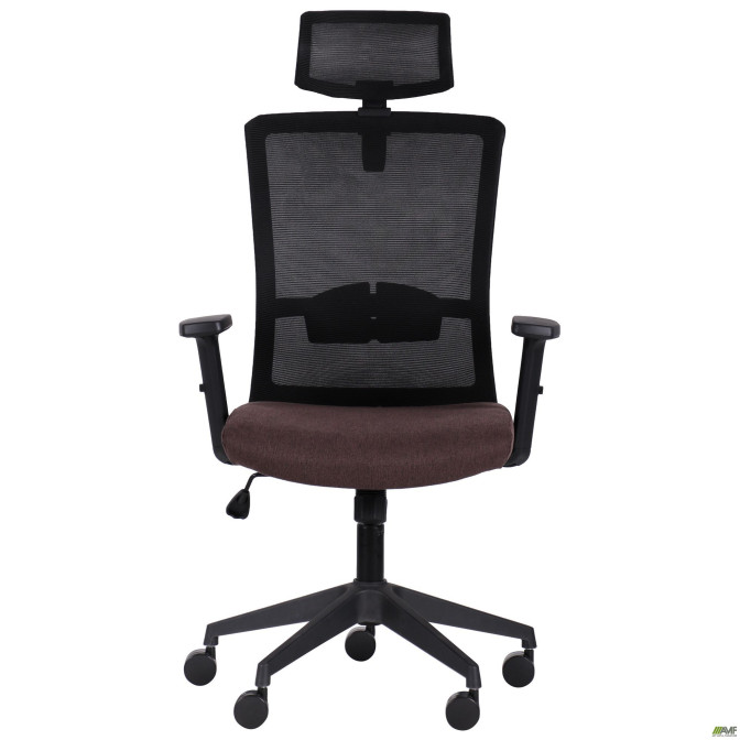 Крісло Uran Black HR сидіння Сідней-26/спинка Сітка SL-00 чорна AMF