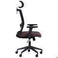 Крісло Uran Black HR сидіння Сідней-26/спинка Сітка SL-00 чорна AMF