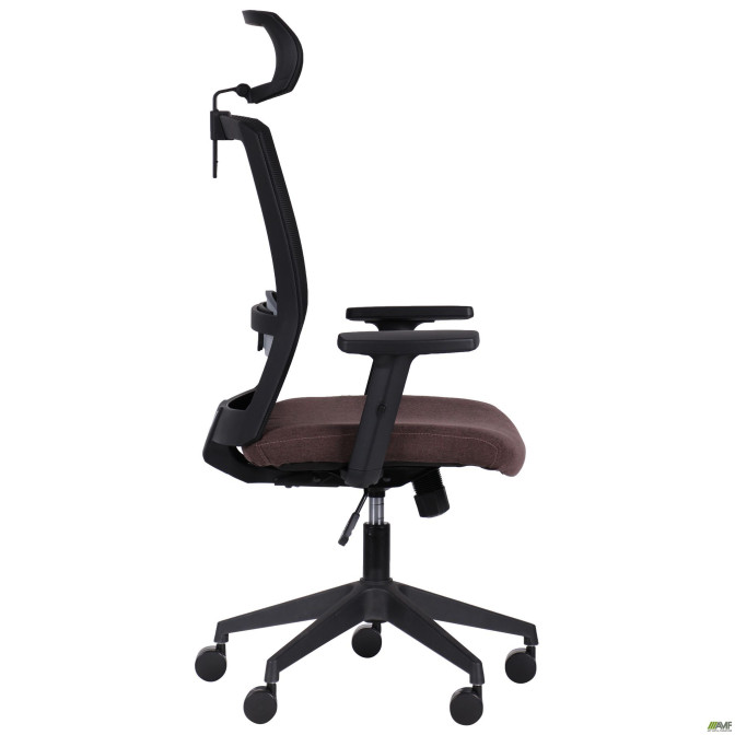 Крісло Uran Black HR сидіння Сідней-26/спинка Сітка SL-00 чорна AMF