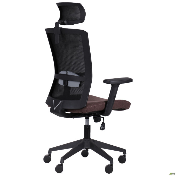 Крісло Uran Black HR сидіння Сідней-26/спинка Сітка SL-00 чорна AMF