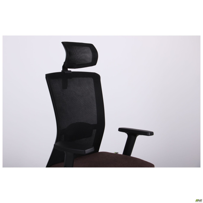 Крісло Uran Black HR сидіння Сідней-26/спинка Сітка SL-00 чорна AMF