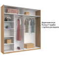 Шафа-купе 2,5х2,1 Імперія / Imperia Глянець Білий MiroMark MP-21-WB