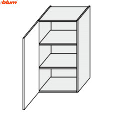 Кухонна секція Вінтаж верхня 30В/900 1дв Pro Blum VN-533W/9003 MiroMark