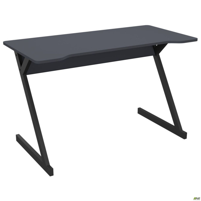 Стол компьютерный Dexter DX1200 (1200х600х750Н) черный графит/Антрацит AMF