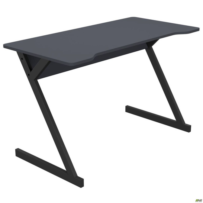 Стол компьютерный Dexter DX1200 (1200х600х750Н) черный графит/Антрацит AMF