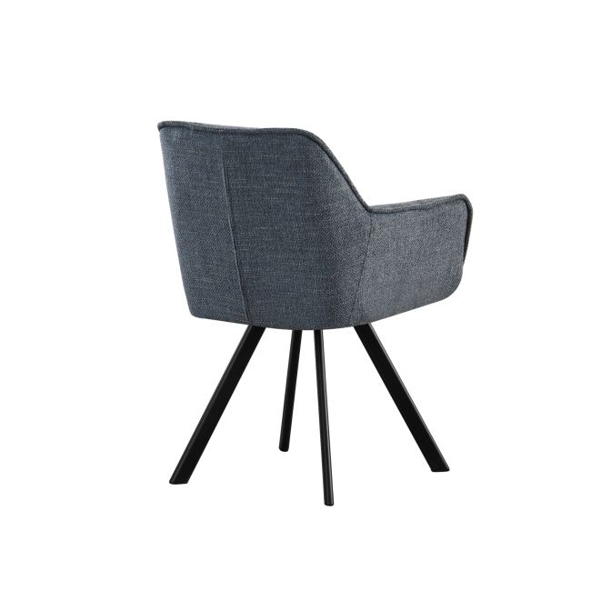 Стілець M-235 графіт  +  чорний Vetro mebel