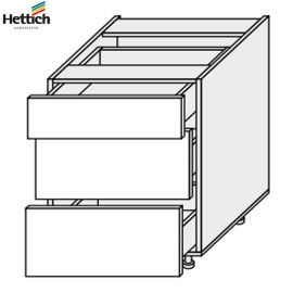 Кухонная секция Валенсия нижняя 80Н3ШХ/820 Pro Hettich VL-084W/9003 MiroMark