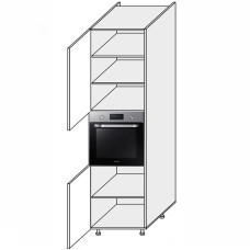 Кухонная секция Лео Пенал 60ПД/2320 Духовка LE-865W/06 MiroMark