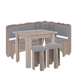 Кухонний комплект Лорд Кутник  +  Стіл нерозкладний - 3  +  Табурет - 3 Пєхотін