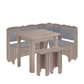 Кухонний комплект Лорд Кутник  +  Стіл розкладний - 3  +  Табурет - 3 Еко Пєхотін