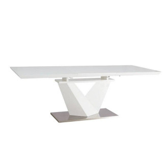 Розкладний стіл signal Alaras III (160 + 60)*90*75) білий