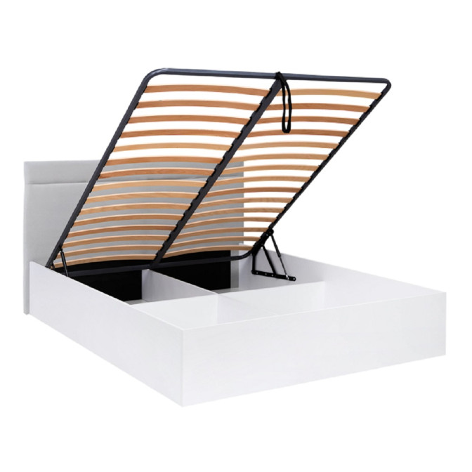 Кровать с подъёмным механизмом 1,6х2,0 Фемели / Family Глянец Белый MiroMark FM-47-WB