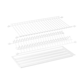 Сушилка для посуды эмаль, белая (L=500мм) Garant