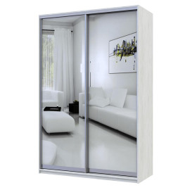 Шкаф-купе Сити Лайт 2 Зеркала 150х45х225 Doros