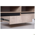 Тумба под ТВ Pluto TV-1 (1200х450х500) Дуб Эндгрейн / Черный Графит AMF