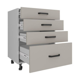 Кухонна секція нижня НЯ-(3 + 1)60/82 Мінімал глянець Garant