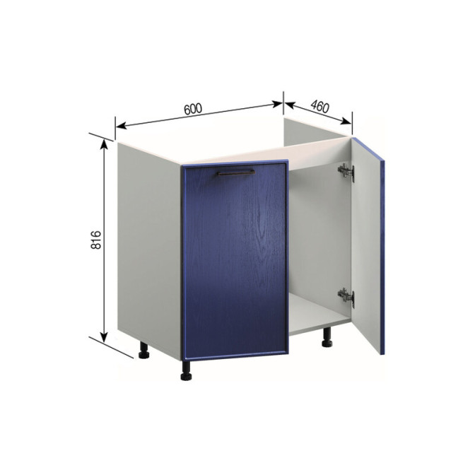 Кухонная секция нижняя Н 60М Ариэль Мир мебели