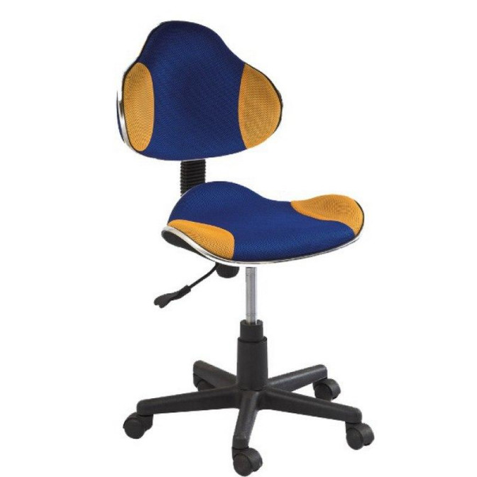 Офісне крісло signal Q-G2 синій + жовтий