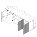 Комод Pafos RTV 200 4D Cama