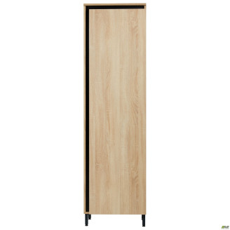 Шкаф гардеробный Welcome (550х400х1960Н) Черный графит, Дуб Сонома AMF