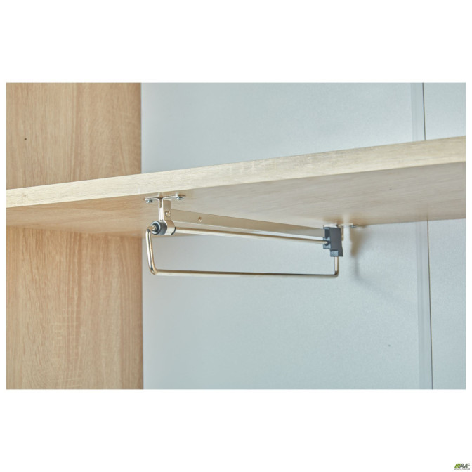 Шкаф гардеробный Welcome (550х400х1960Н) Черный графит, Дуб Сонома AMF