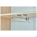 Шкаф гардеробный Welcome (810х400х1960Н) Черный графит, Дуб Сонома AMF