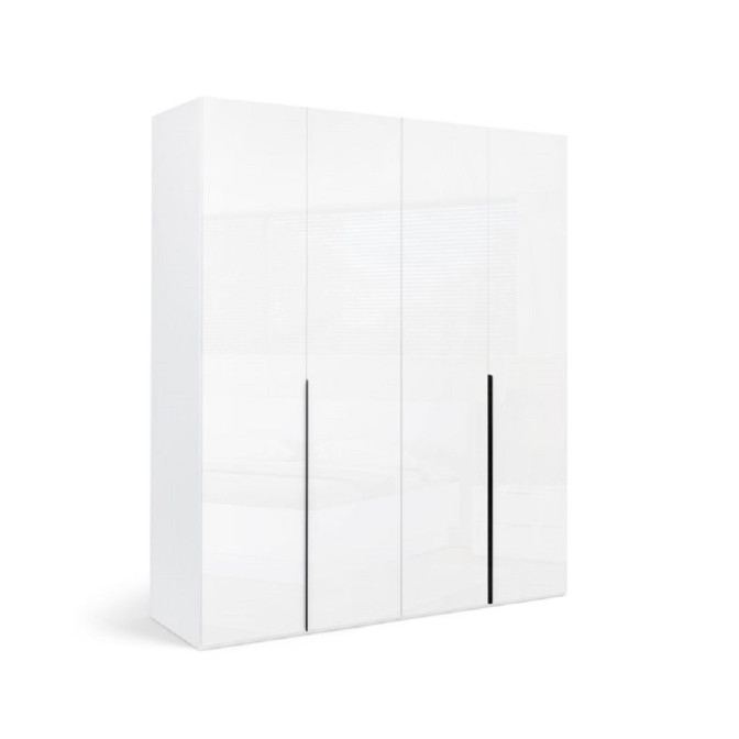 Шафа 4Дв без дзеркала Міла / Mila Глянець Білий MiroMark MA-24-WB