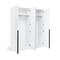 Шафа 4Дв без дзеркала Міла / Mila Глянець Білий MiroMark MA-24-WB